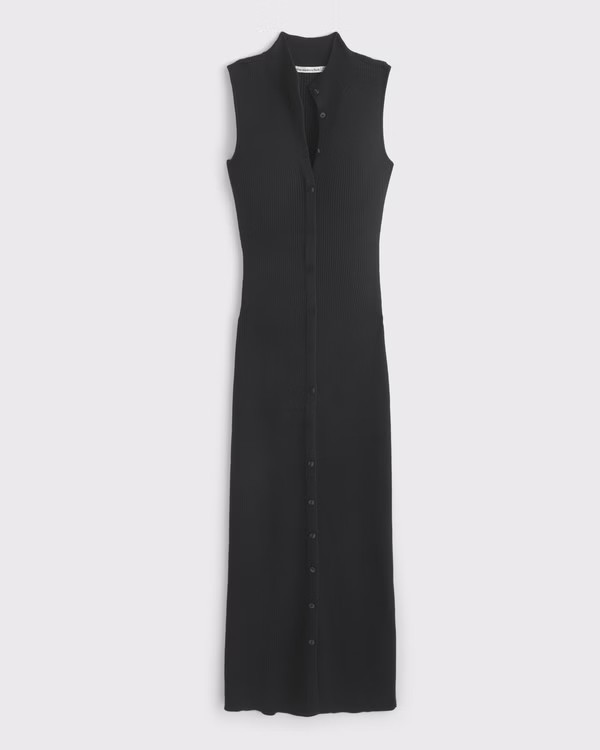 Mock Neck Midi Sweater Dress | Abercrombie & Fitch (US)