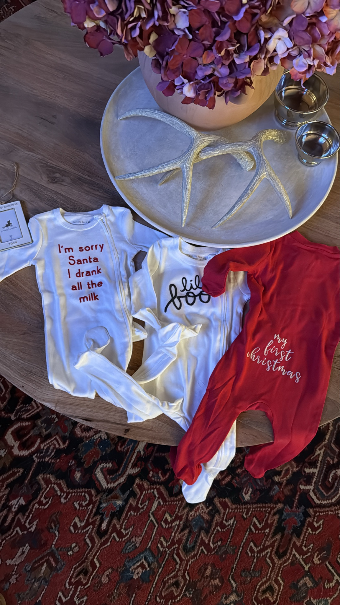 Pottery barn kids 
Christmas outfit 
Baby’s first Christmas 


#LTKHoliday #LTKHalloween #LTKGiftGuide