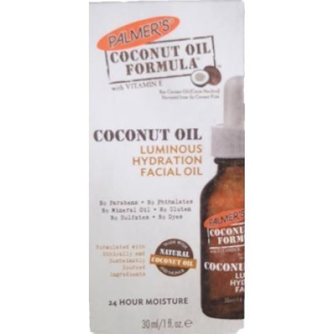 Palmer's Coconut Oil Luminous Hydration Facial Oil, 1 fl oz (Pack of 2) | Amazon (US)