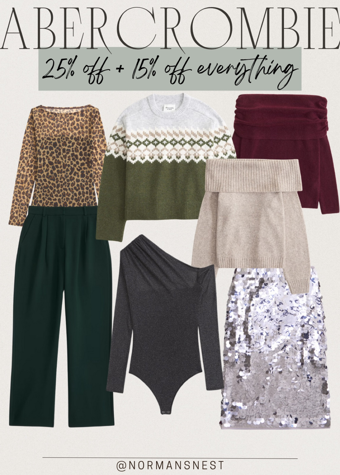 25% off everything at Abercrombie plus an additional 15% off with the code SUITEAF!

#LTKParties #LTKCyberWeek #LTKSaleAlert