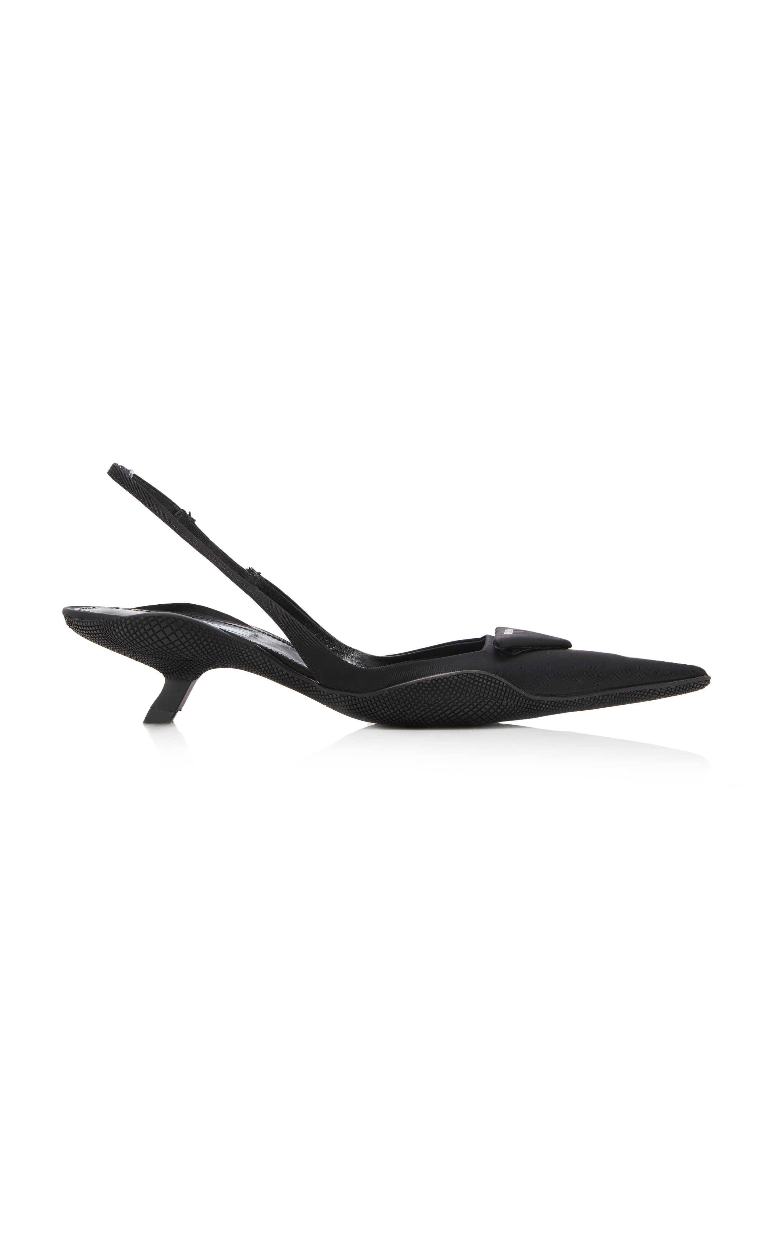 Logo-Detailed Nylon Slingback Pumps | Moda Operandi (Global)