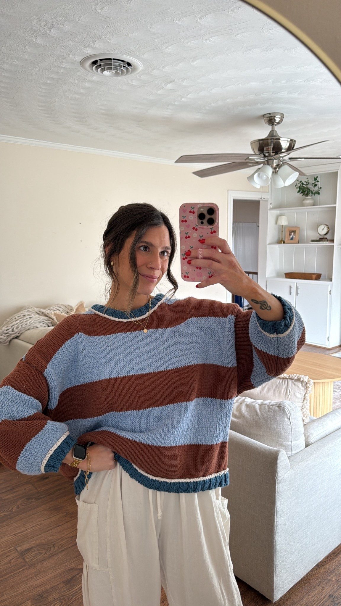 Cutest sweater I got in my Nuuly box! It is free people so very pricey - but I found a dupe on Amazon! Linking both🤎

#LTKgrwm #LTKmomlife #LTKootd