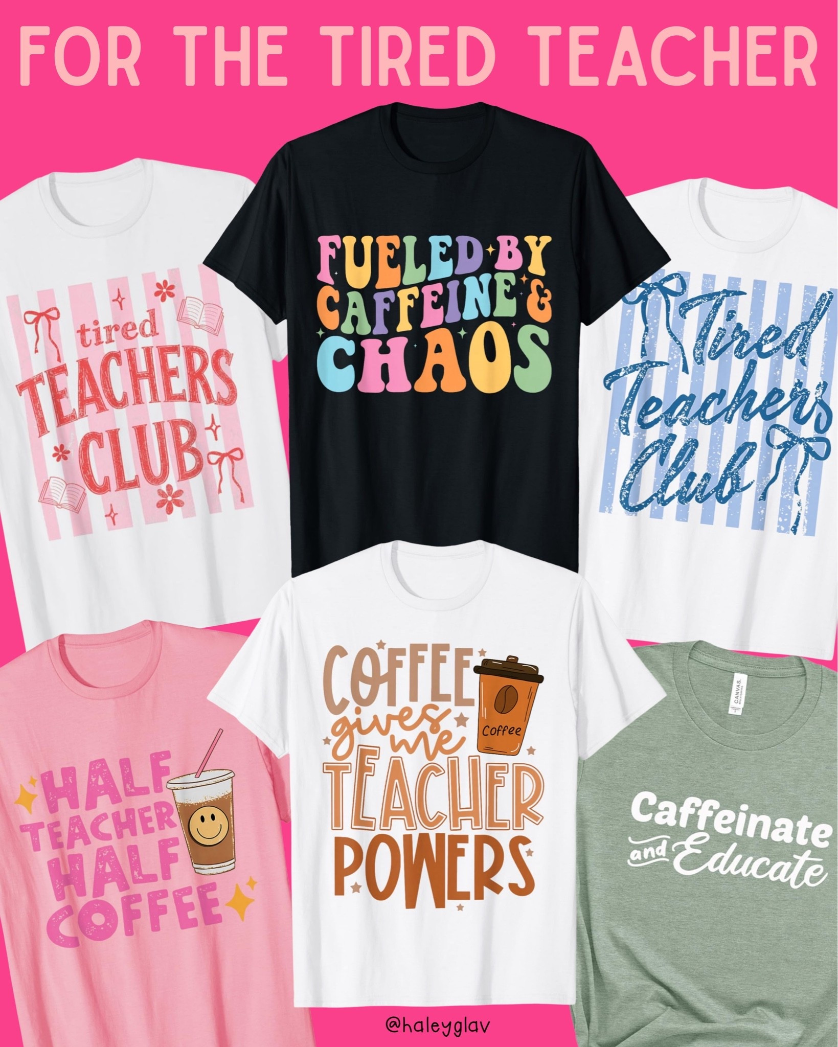 Teacher tees… for the tired teacher☕️

#LTKootd