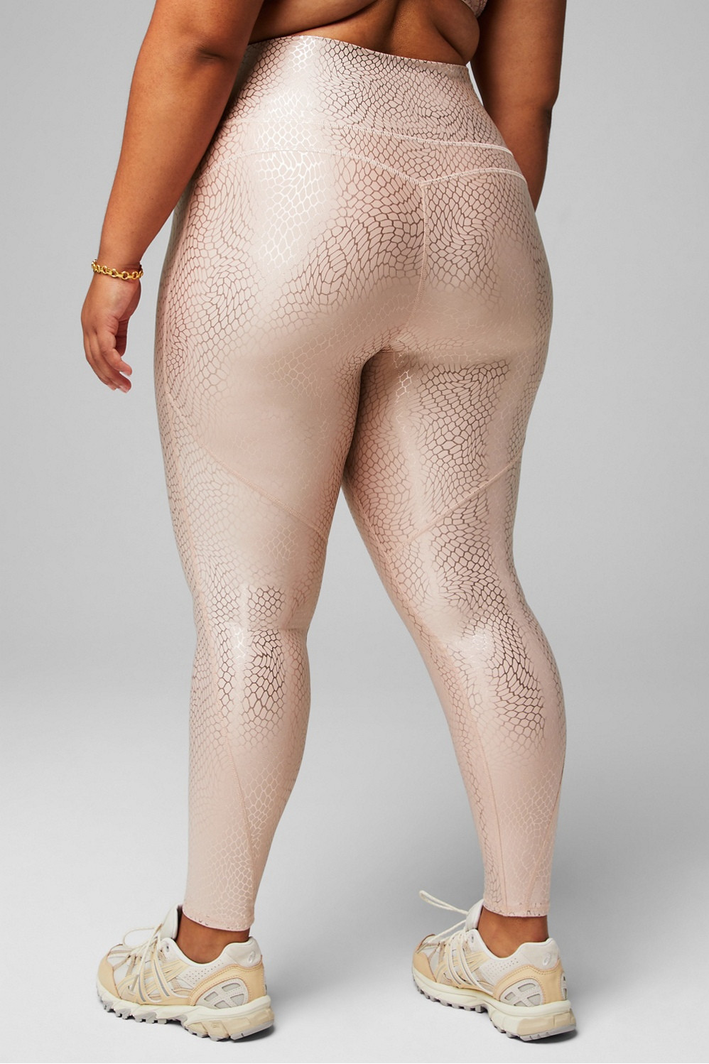 Oasis PureLuxe High-Waisted Shine Legging | Fabletics - North America