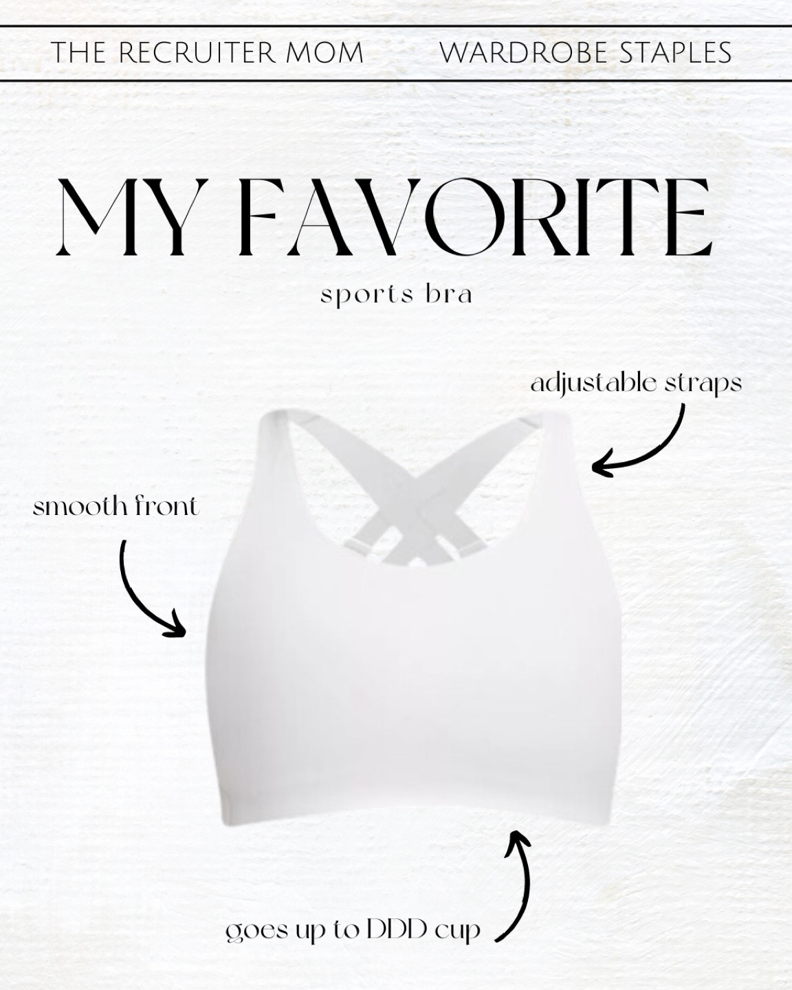 My favorite high impact sports bra for larger chests I wear 38DD and added some more of my lower impact favorites 


Fashion  athleisure  activewear  fashion finds  fashion essentials  fashion favorites  closet staples  wardrobe essentials  the recruiter mom  

#LTKMidsize #LTKStyleTip #LTKFitness