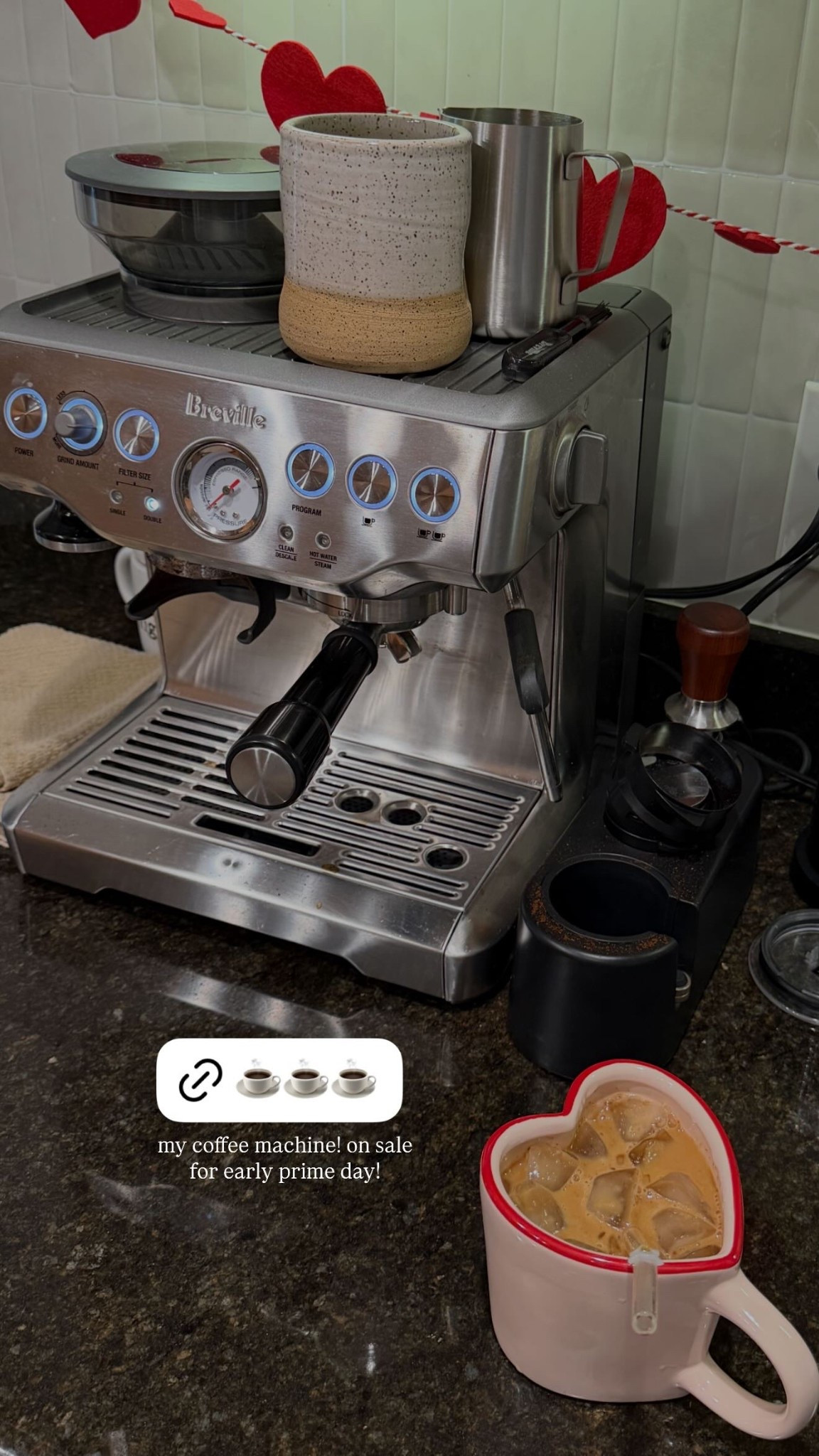 my coffee machine! on sale for early prime day! @breville @amazoninfluencerprogram
