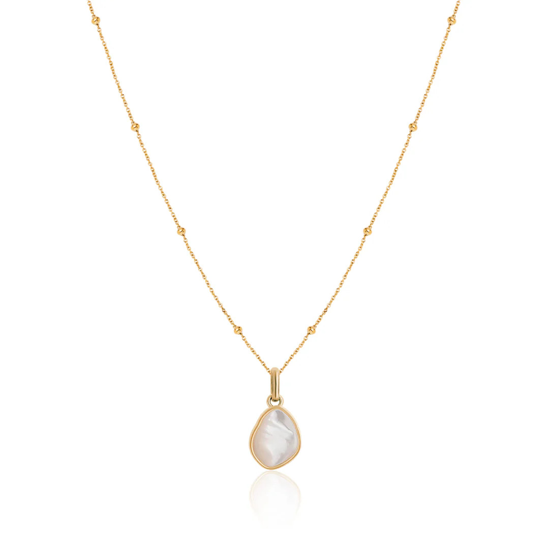 Organic Moonstone Necklace (Gold) | Abbott Lyon