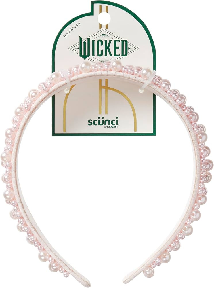 Conair Wicked Glinda Pearl Headband - hair accessories - hair accessories for girls - gifts for her - Scunci | Amazon (US)