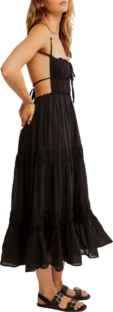 Taking Sides Tiered Cotton Maxi Dress | Nordstrom