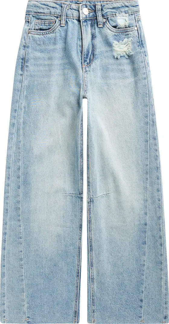 Joe's Jeans Kids' Mia Distressed Wide Leg Jeans | Nordstromrack | Nordstrom Rack