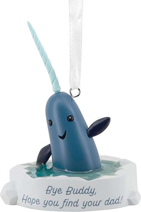 Hallmark Elf Narwhal Christmas Ornament, Christmas Movie Gifts | Amazon (US)
