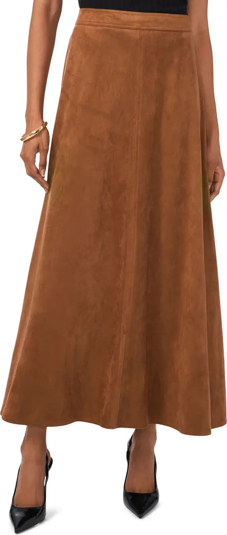 Vince Camuto Faux Suede A-Line Skirt | Nordstrom | Nordstrom
