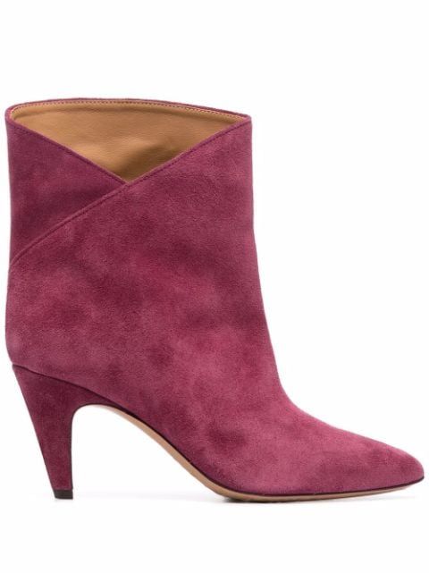 pointed-toe suede-leather boots | Farfetch (US)
