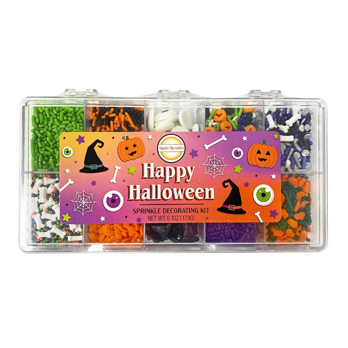 Mystic Sprinkles Happy Halloween Sprinkle Decorating Kit 6.1oz | Target