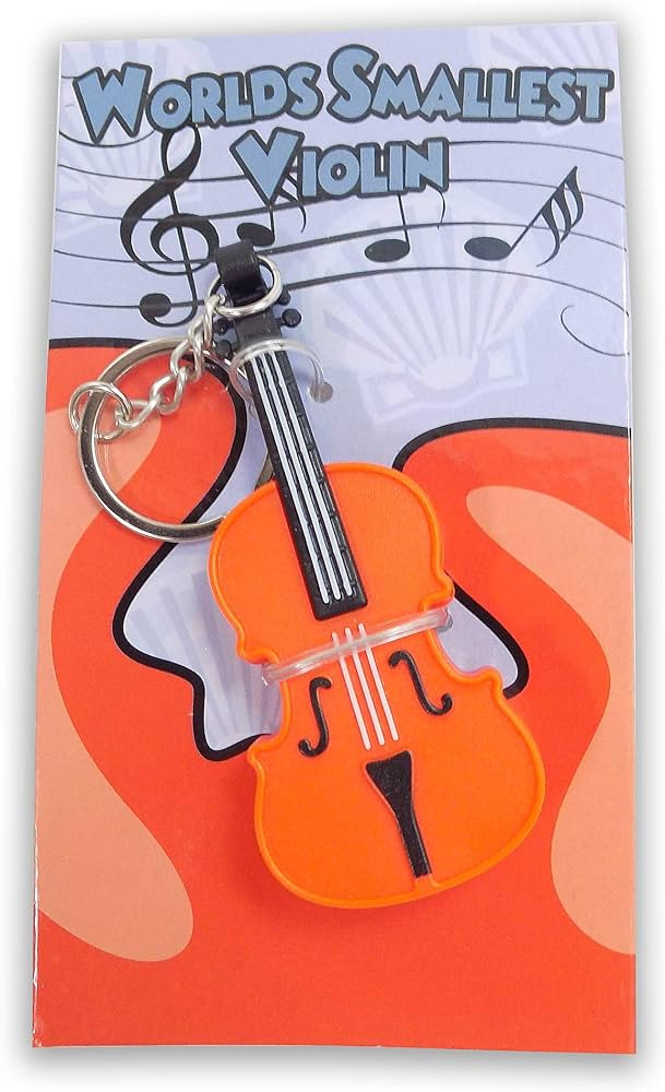 MunnyGrubbers - World's Smallest Violin Keychain Playable with Music - Mini Tiny Violin - Boohoo,... | Amazon (US)