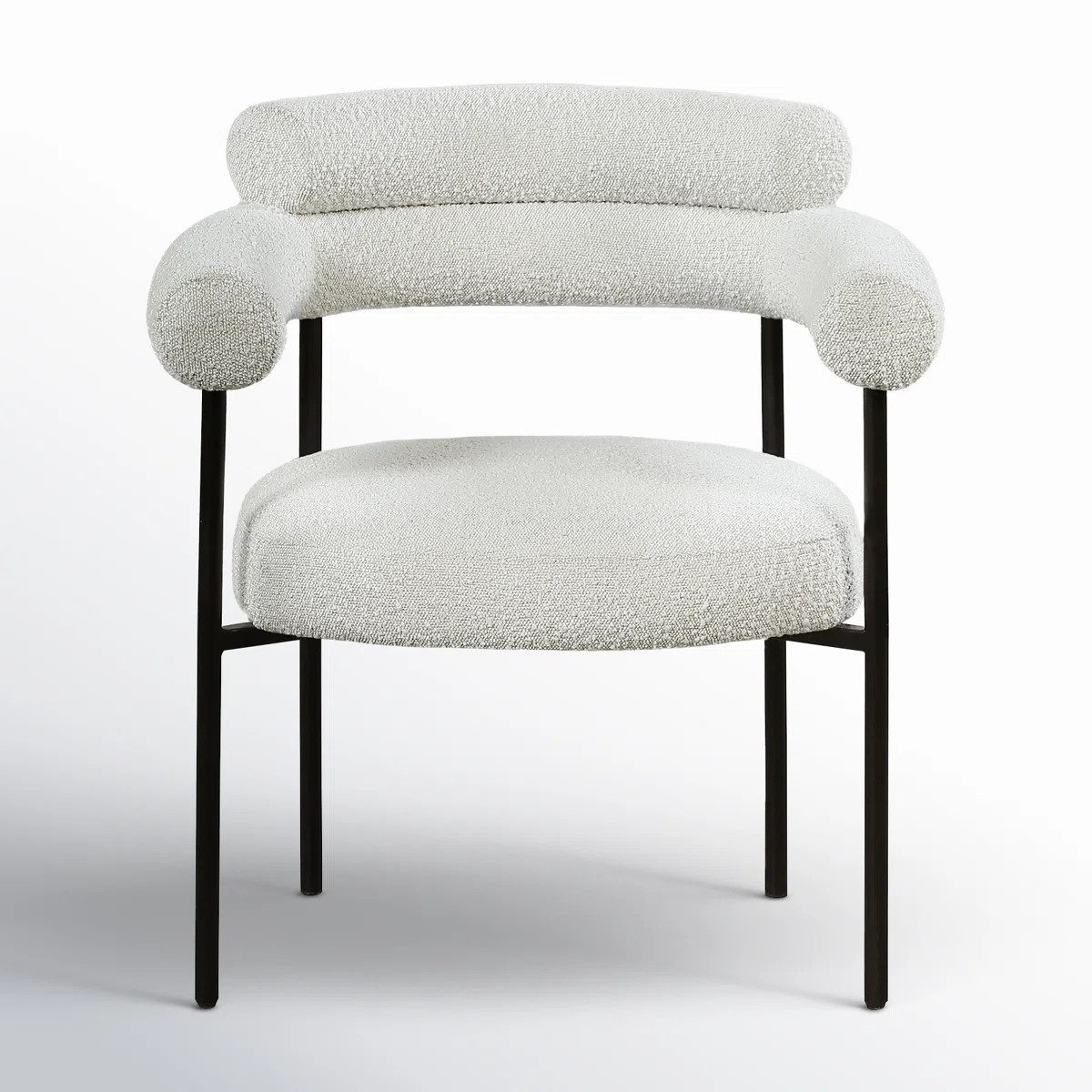 Joni Boucle Upholstered Arm Chair (Set of 2) | Wayfair North America