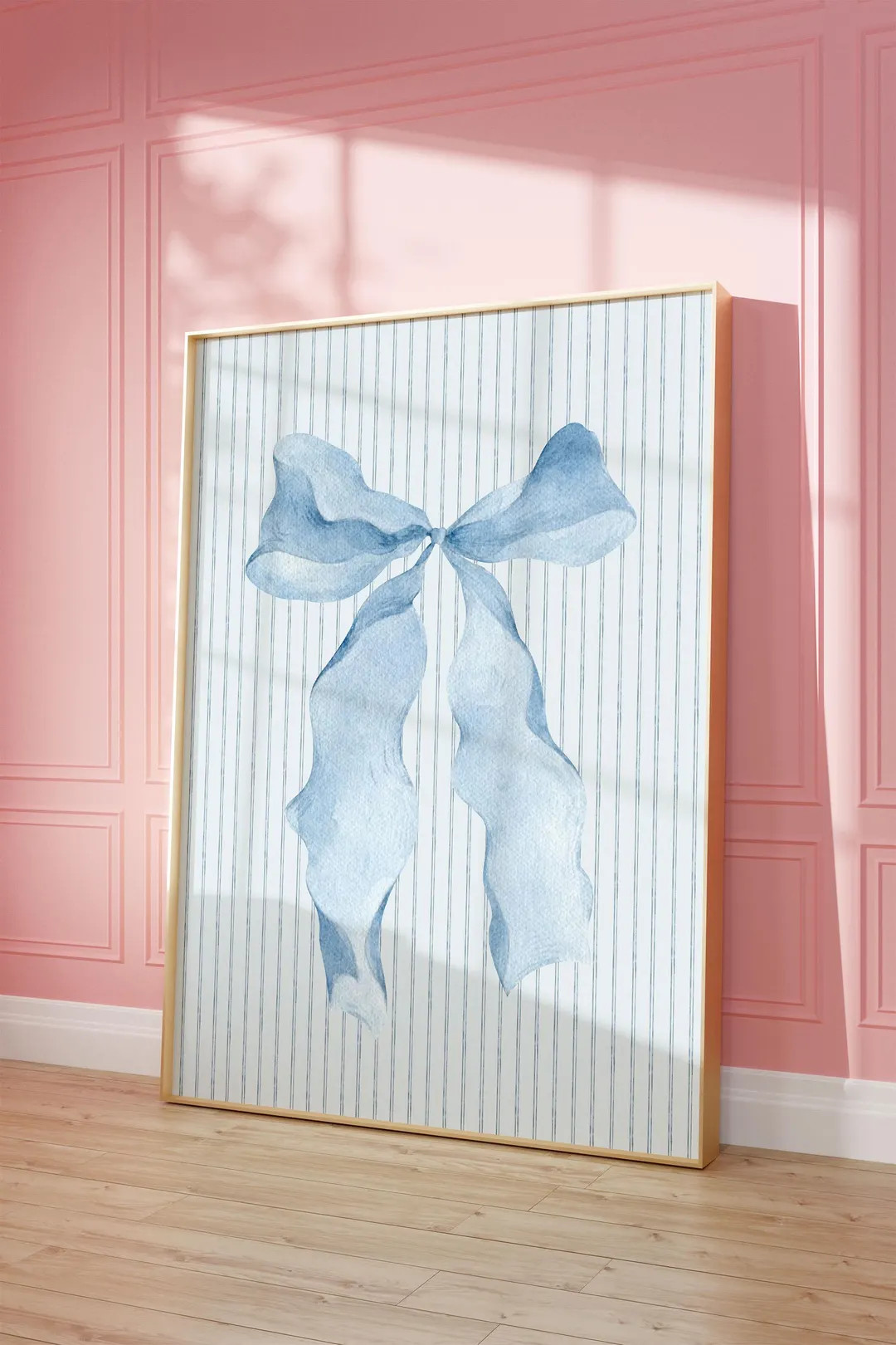 Blue Bow Printable Poster: Trendy Preppy Coquette Wall Art (instant Digital Download) - Etsy | Etsy (US)