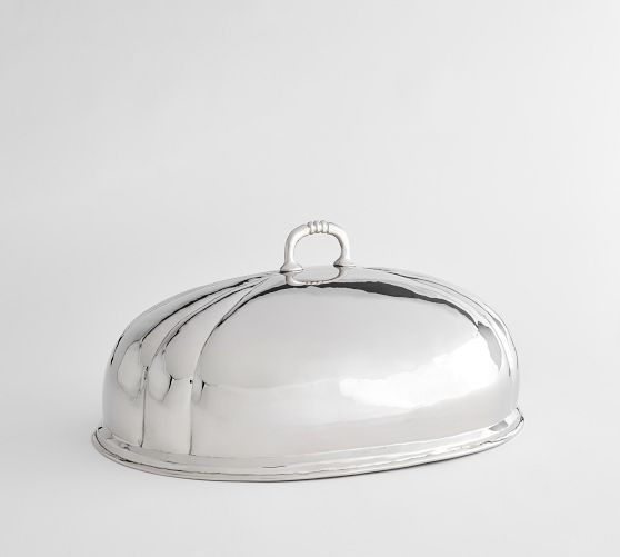 Heritage Silver Turkey Cloche | Pottery Barn (US)