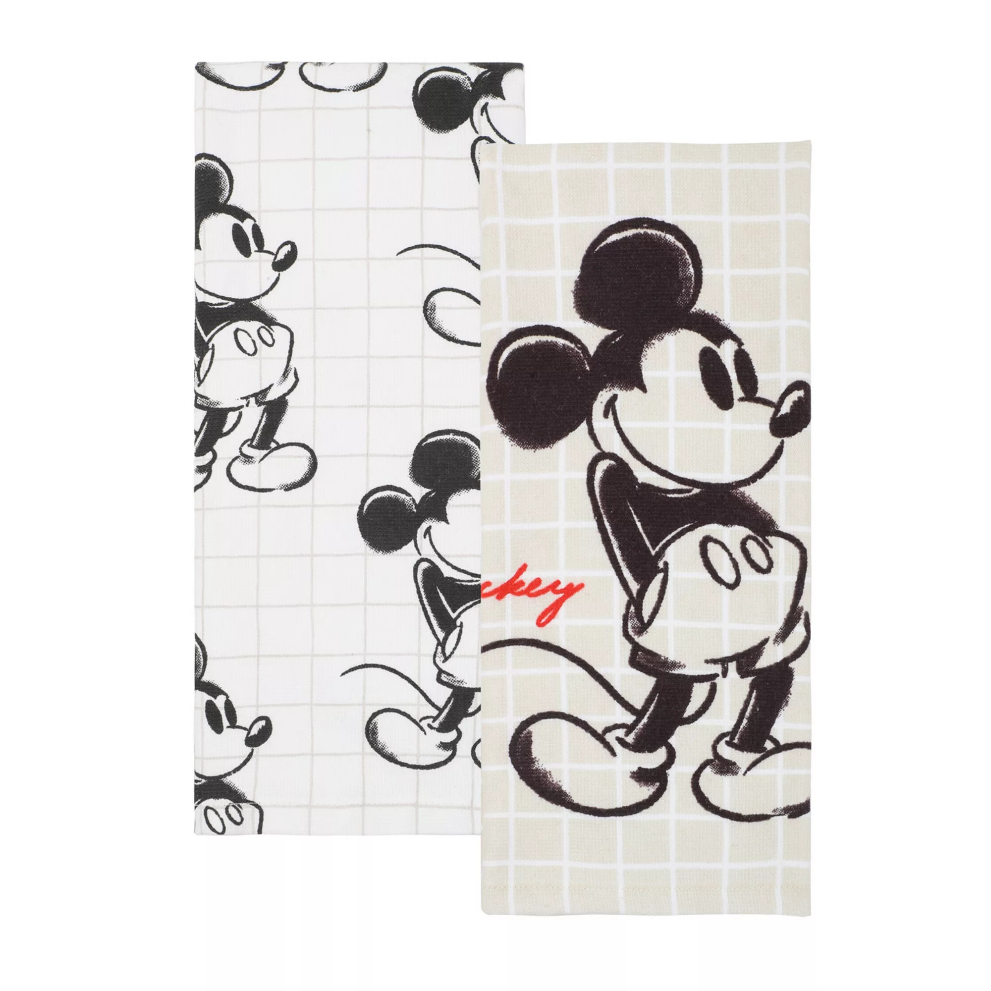 Disney's Mickey Mouse 2-Pack Printed Kitchen Towel Set by The Big One® | Kohl's
