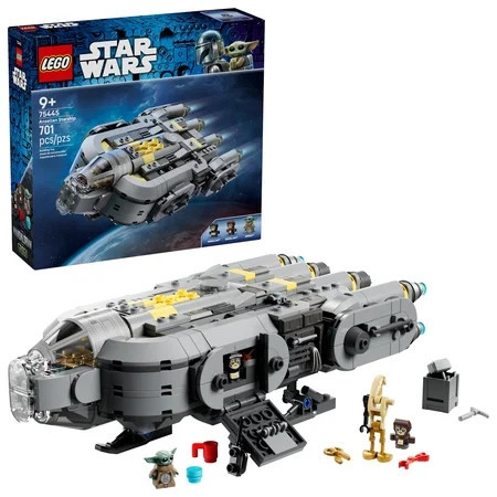 LEGO Star Wars: The Mandalorian and Grogu Anzellan Starship Building Toy - Build and Display Set for Boys & Girls, Ages 9+ - Star Wars Gifts for Kids - W/ Grogu & 2 Anzellan Figures - 75445 | Walmart (US)