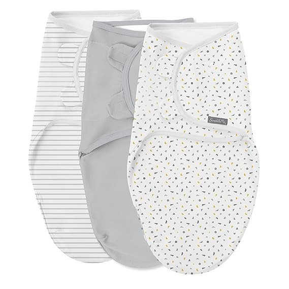 SwaddleMe Original Swaddle – Size Small/Medium, 0-3 Months, 3-Pack (Confetti) Easy to Use Newbo... | Amazon (US)