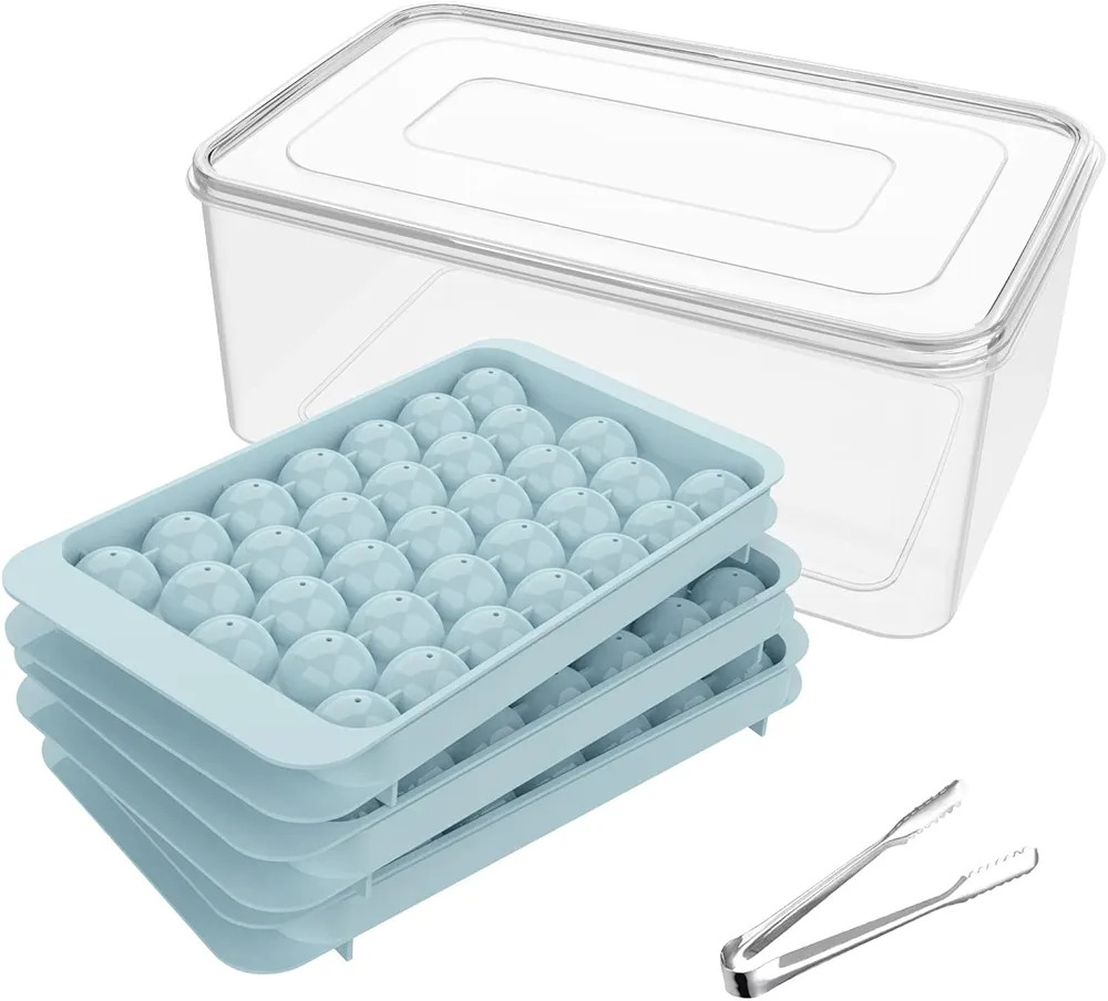 Amazon.com: Miaowoof Small Ice Cube Trays, 3 Pack Ice Trays with Ice Bucket & Scoop, 1in X 99PCS ... | Amazon (US)