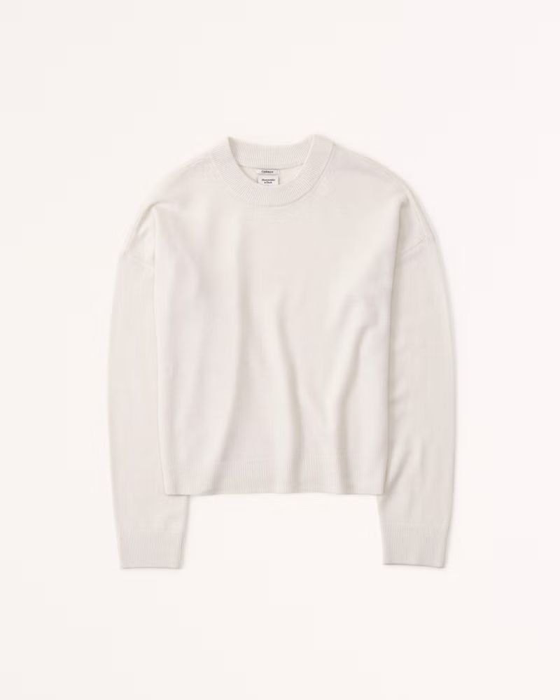 Women's Cashmere Crew Sweater | Women's Tops | Abercrombie.com | Abercrombie & Fitch (US)