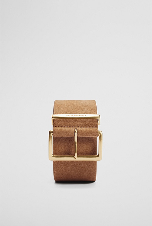 Wide Suede Belt | Country Road