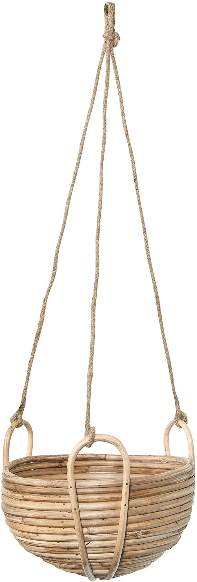 Bloomingville Natural Rattan Hanging Planter Baskets | Amazon (US)