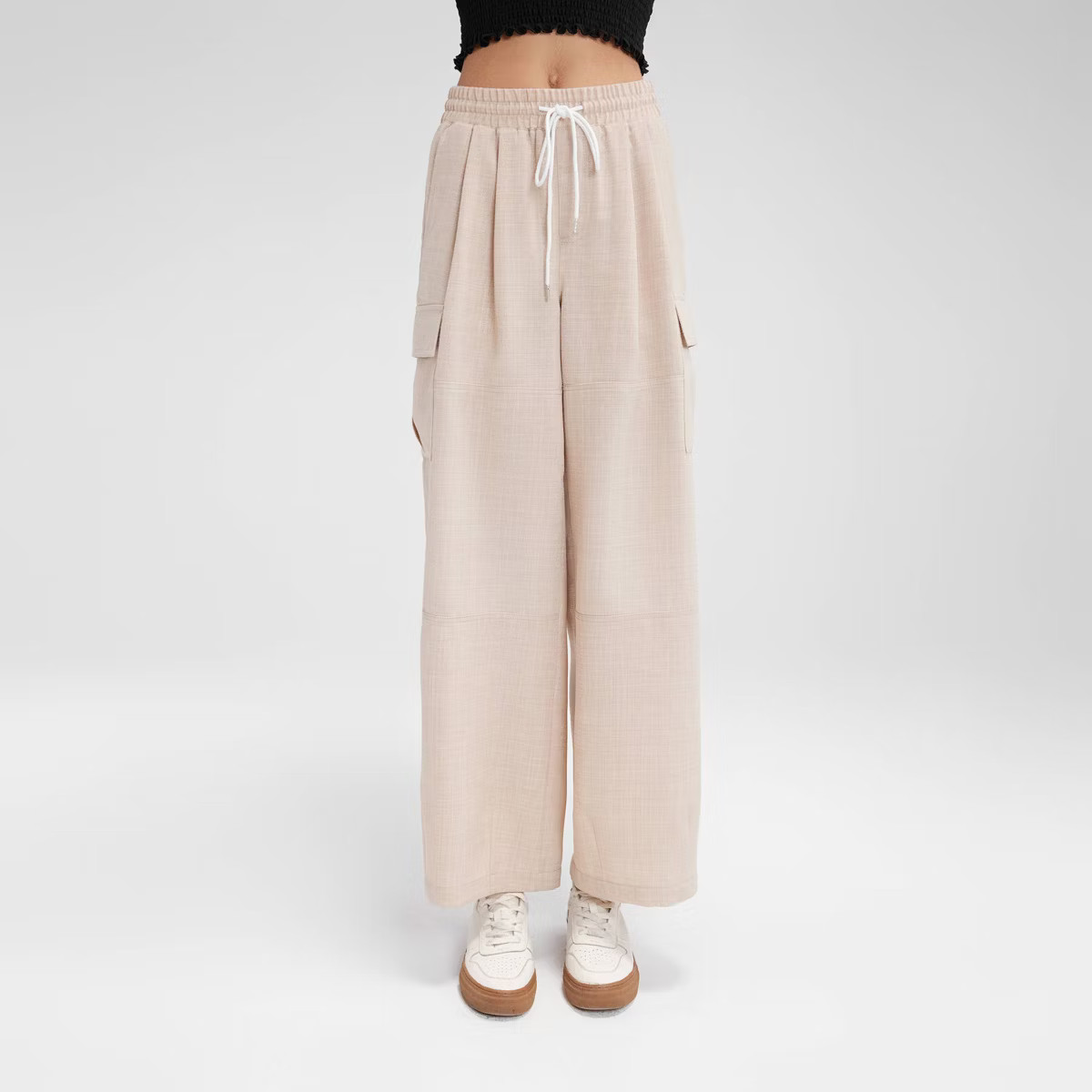 Women's Cargo Drawstring Straight Leg Pants - Wild Fable™ | Target