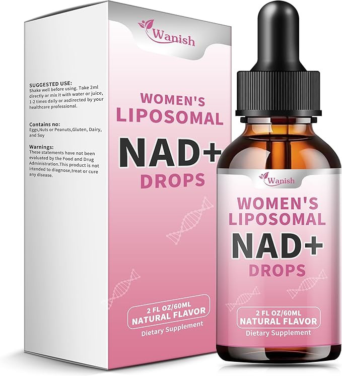 Liposomal NAD Supplements for Women, Pure 500mg NAD Nicotinamide - Cell Regeneration，Energy & M... | Amazon (US)