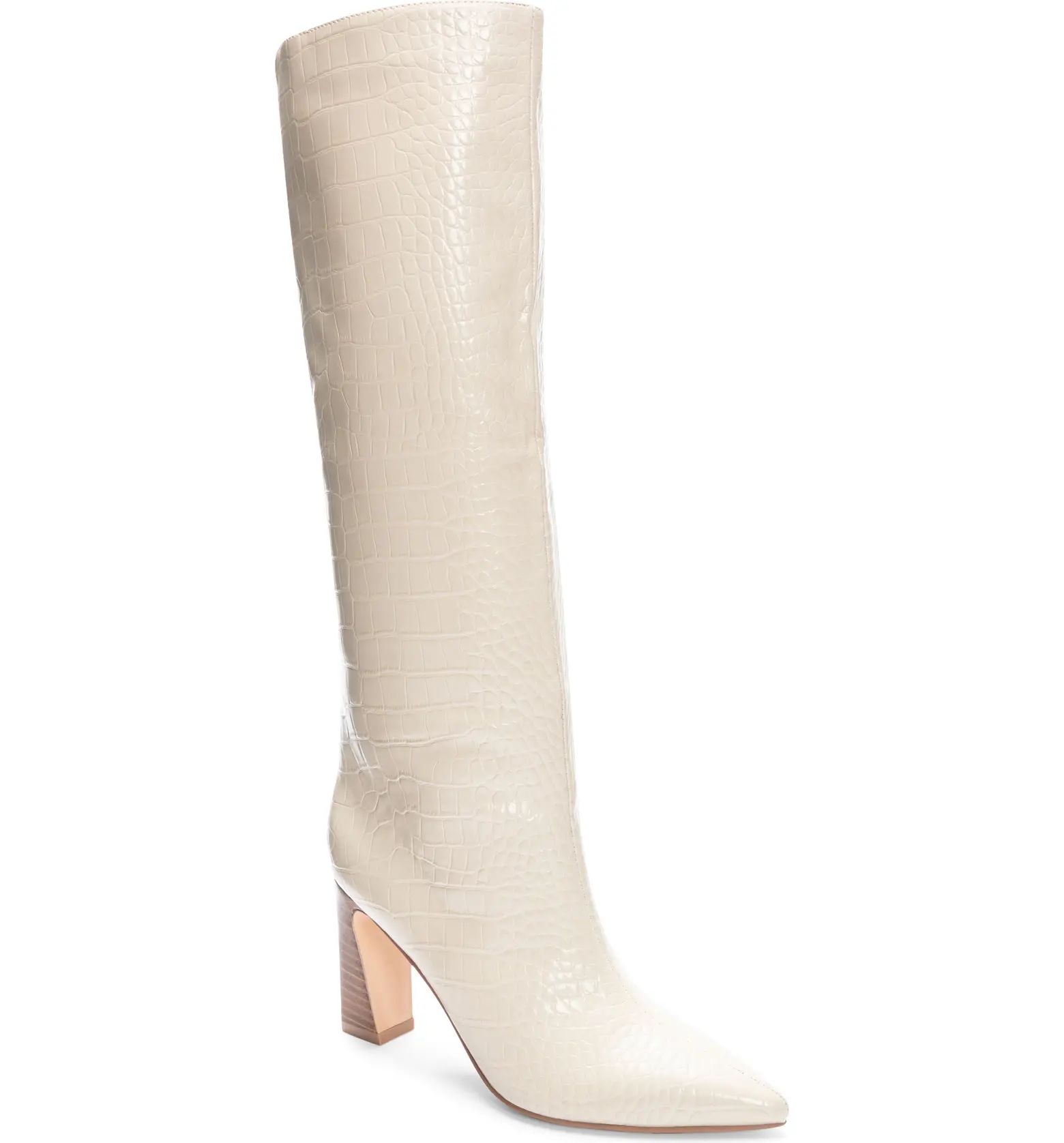 Chinese Laundry Frankie Croc Embossed Knee High Boot (Women) | Nordstrom | Nordstrom
