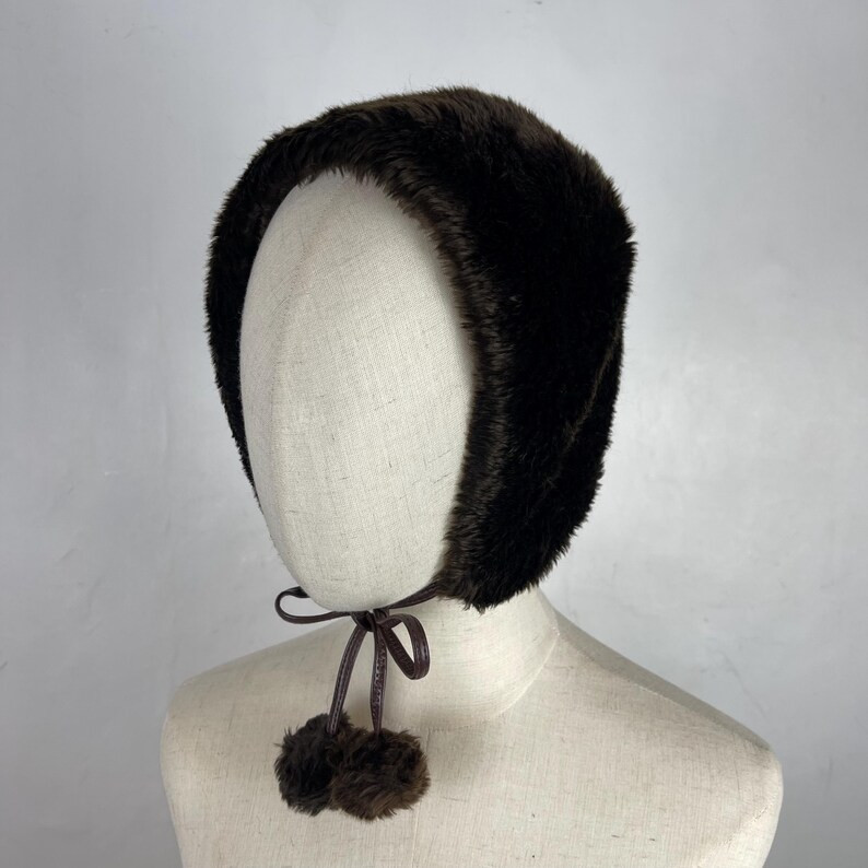 Vintage 60s faux fur bonnet | Etsy (US)