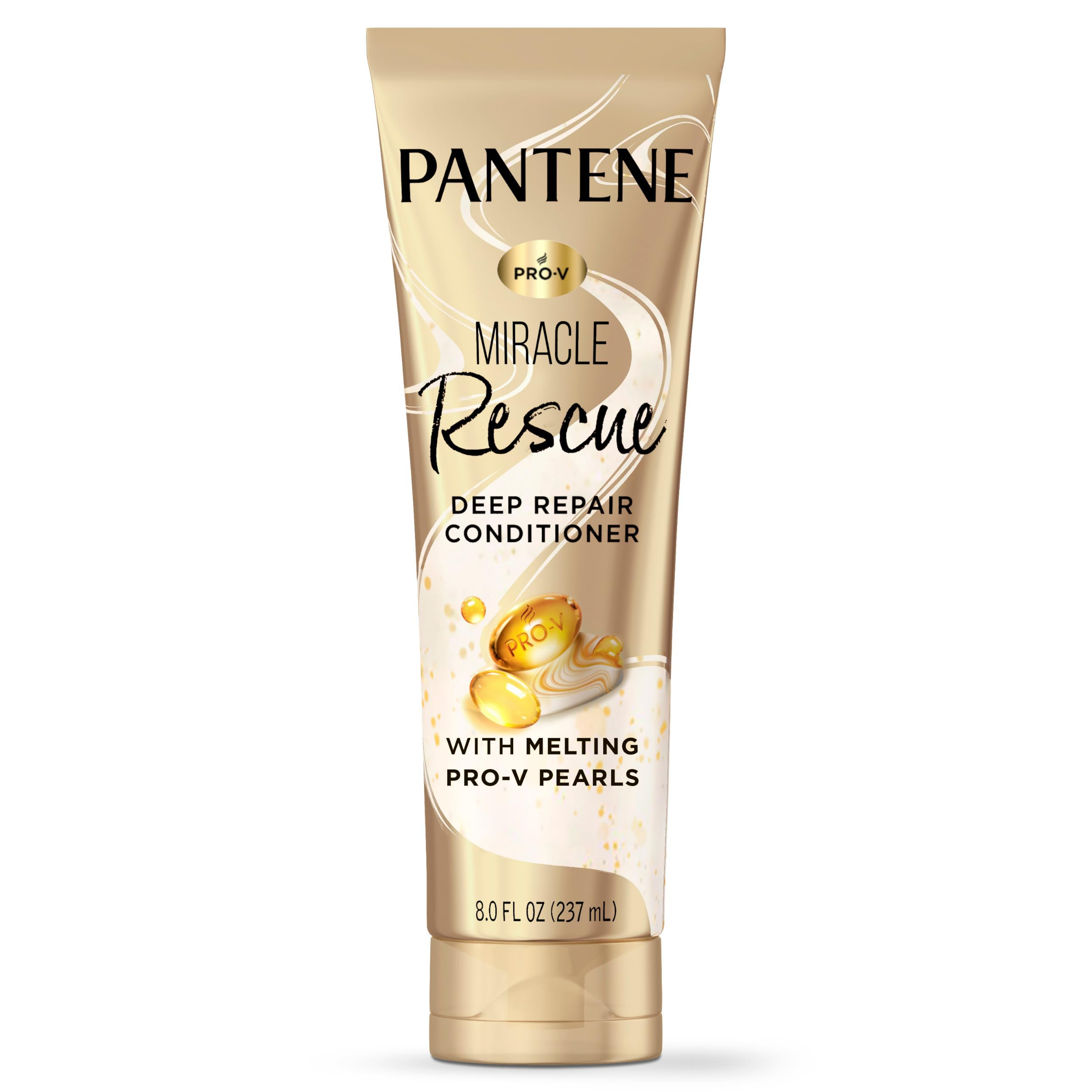 Pantene Miracle Rescue Deep Conditioner with Melting Pro-V Pearls - For Dry, Damaged, or Color-Tr... | Amazon (US)