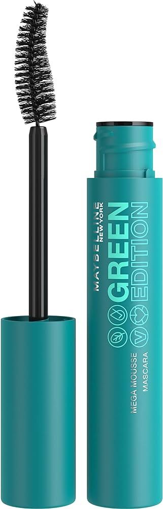 Maybelline Green Edition Mega Mousse Mascara Makeup, Smooth Buildable and Lightweight Volume, For... | Amazon (US)