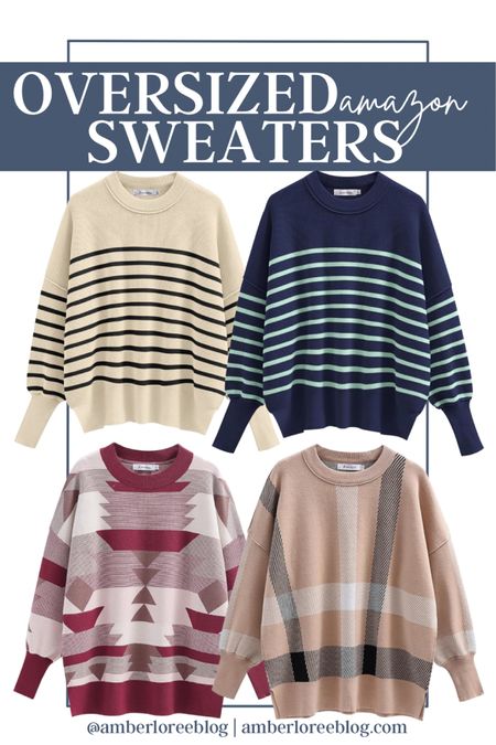 Oversized sweaters from Amazon

#LTKstyletip #LTKmidsize #LTKfindsunder50