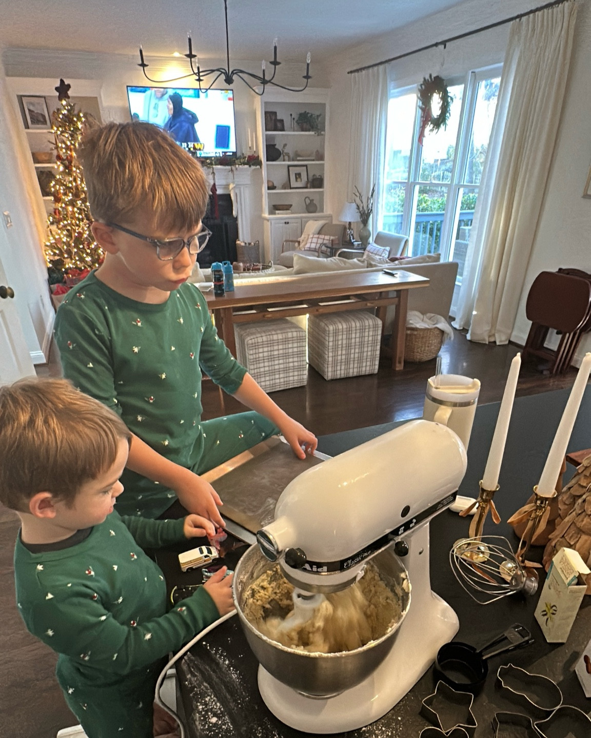 Cookie baking time!! Having a stand up mixer is a game changer! We got our kitchenaid as a wedding gift over 10 years ago and it still works like new! 

#LTKHome #LTKSeasonal #LTKHoliday