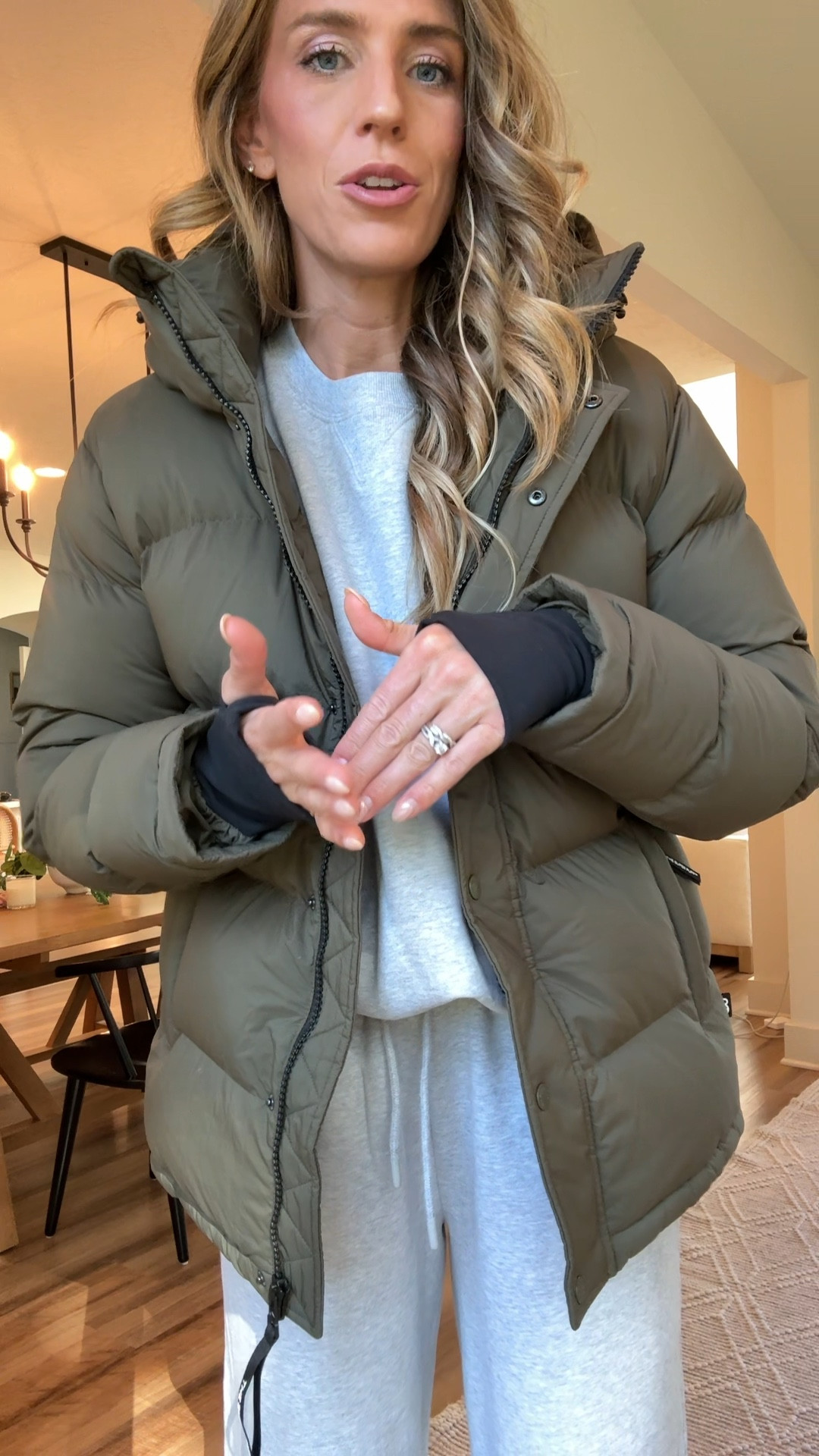 Aritzia super puff coats! Run tts but I  size up to medium to layer thicker sweaters underneath. This coat is worth the hype and I’ve had my first super puff for 3 years now! It’s super warm but also not heavy and bulky! Tall girl friendly too! Linked other length options below under “similar"

BASE UNDERNEATH: wearing medium in sweatshirt and medium TALL in lounge pants! Tall and + petite sizes! 

Winter coats, puffer coats, outdoors wear 

 #LTKSeasonal 

#LTKTall

#LTKTall