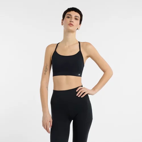 New Balance Women's NB Essential Yoga Bra - Black (Size L) | New Balance Athletics, Inc.