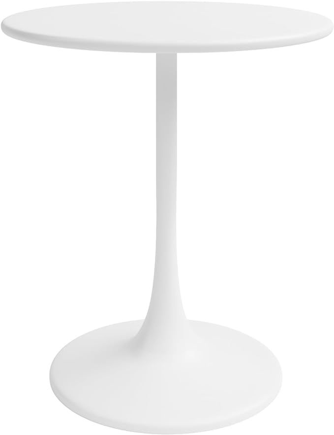 Jamesdar Kurv Bistro Table, 24", White | Amazon (US)