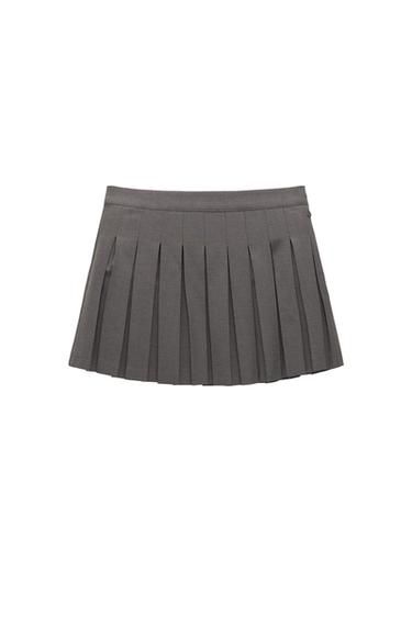 Mini skirt with box pleats | PULL and BEAR UK