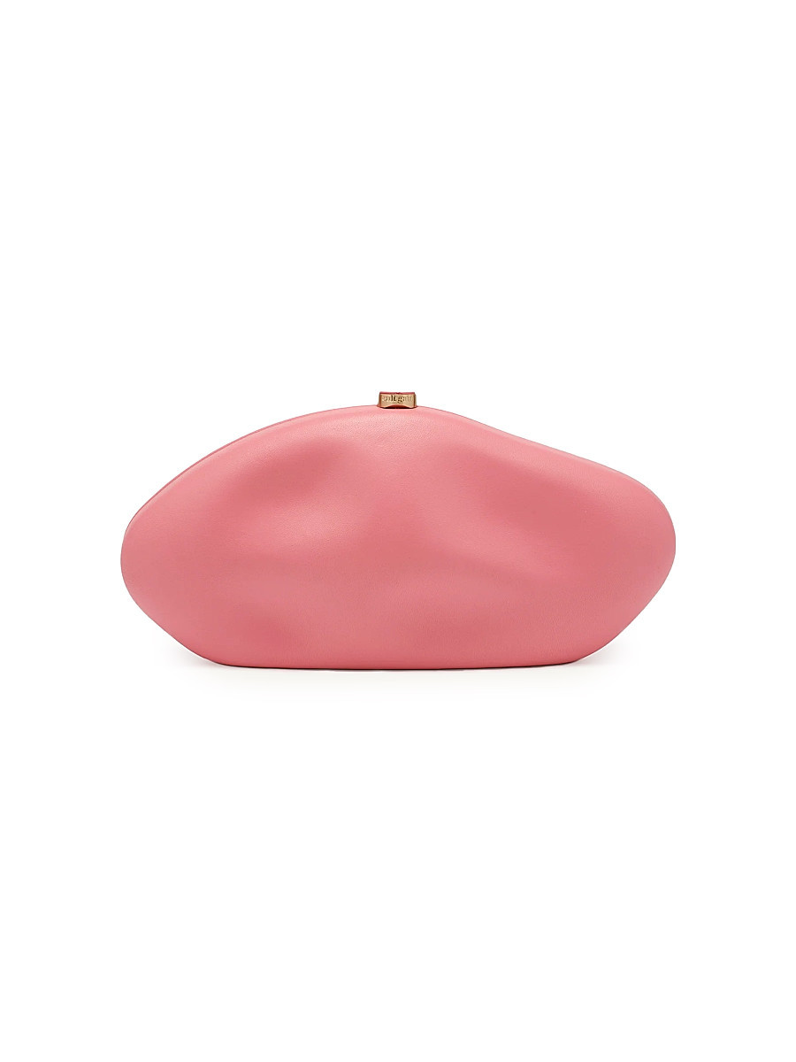 Women's The Caldera Leather Clutch - Bubble | Saks Fifth Avenue
