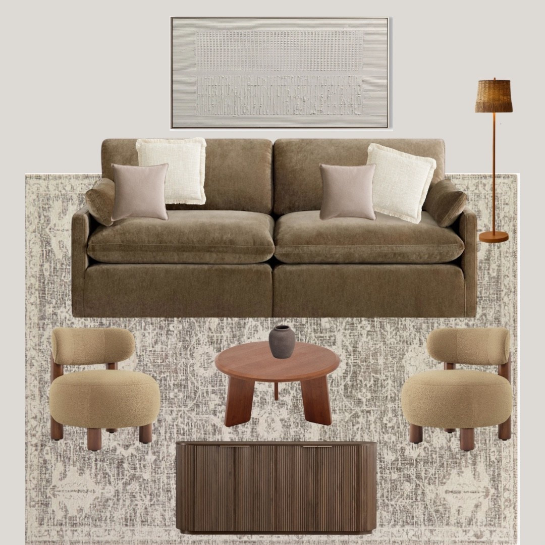 Brown living room🥹🤎

#LTKSeasonal #LTKFindsUnder100