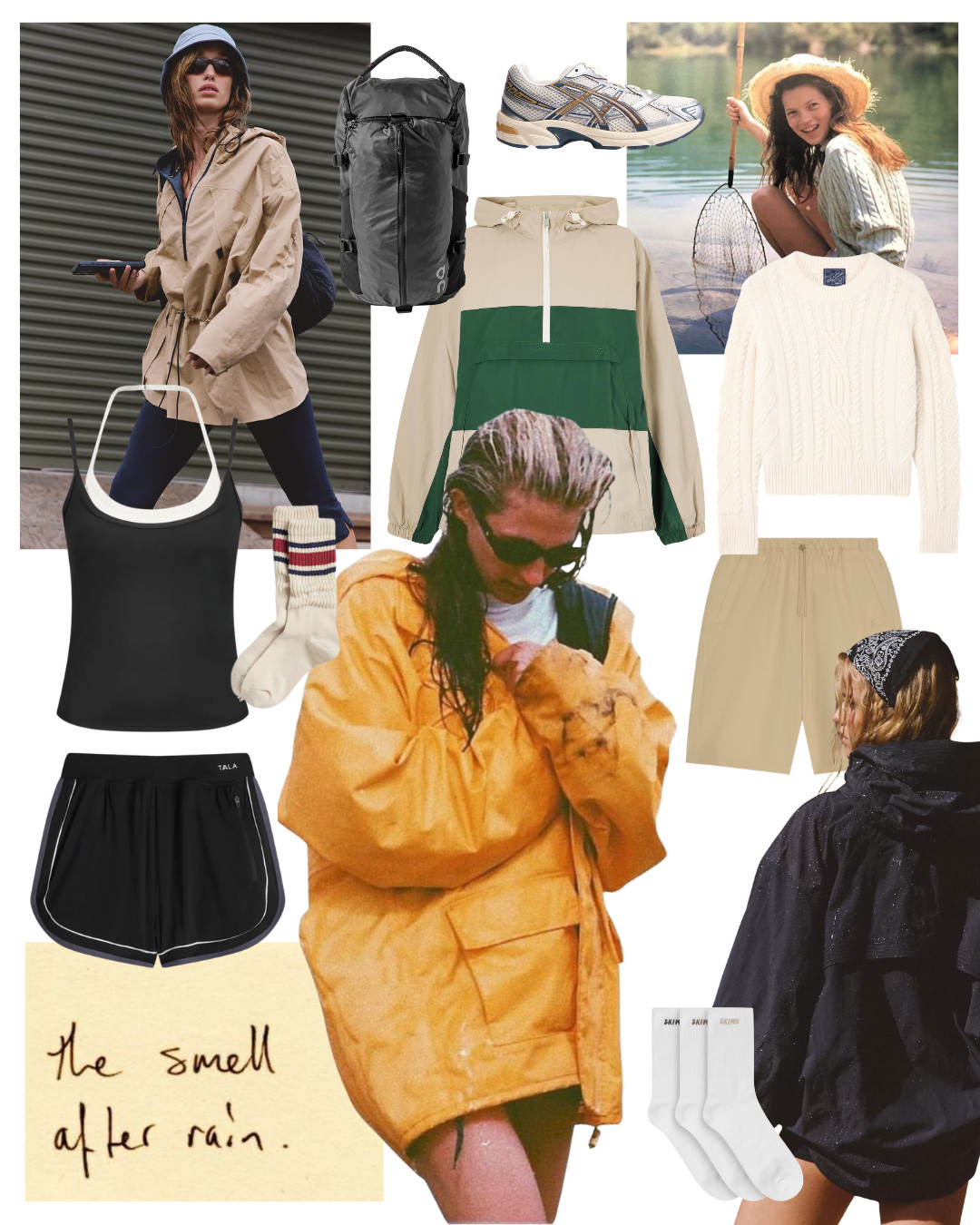 Hiking Mood
| Tala Layered Top | Waterproof Jacket | Skims Socks | Cable Knit Jumper | Asics Trainers | Bermuda Shorts 

 #LTKuk #LTKsummer #LTKeurope