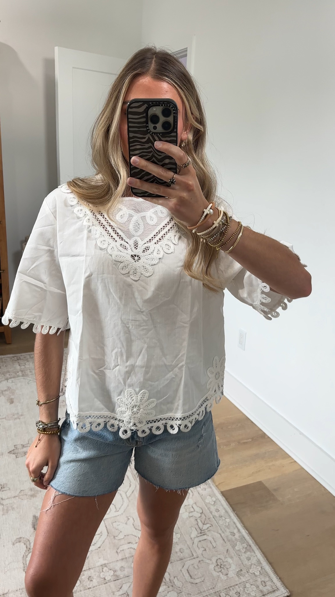 Amazon size small Chevara Women’s Embroidered Shirt Short Sleeve Round Neck Summer Top

#LTKootd #LTKWorkwear #LTKSaleAlert