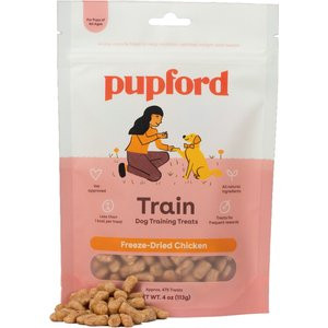 PUPFORD Chicken Training Freeze-Dried Dog Treats, 4-oz bag - Chewy.com | Chewy.com