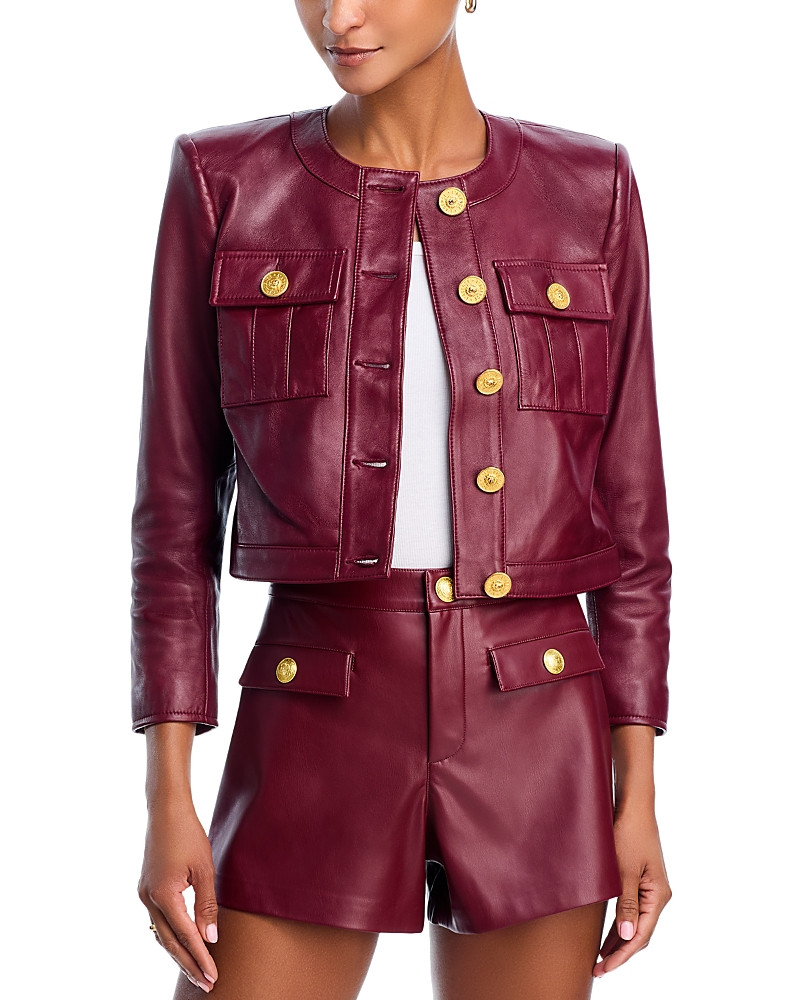 L'Agence Deidra Leather Jacket | Bloomingdale's (US)