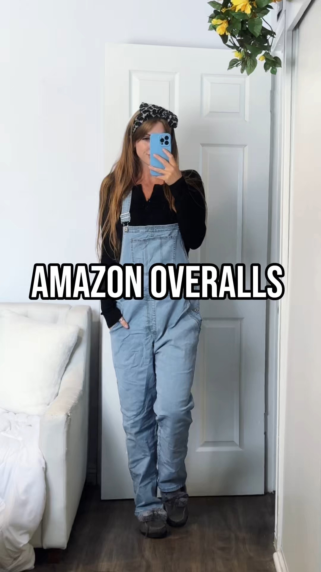 sahm fit 🫶🏽 amazon overalls 🎀 such a stay at home (dog) mom vibe!! 🤌🏽 seriously so cute adding a soft headband + house slippers just pulls the fit all together. great way to get dressed for the day but also stay comfortable while getting chores done + taking care of things around the house 🏡🧹🧺🫧

#LTKxMadewell #LTKMidsize #LTKFindsUnder50
