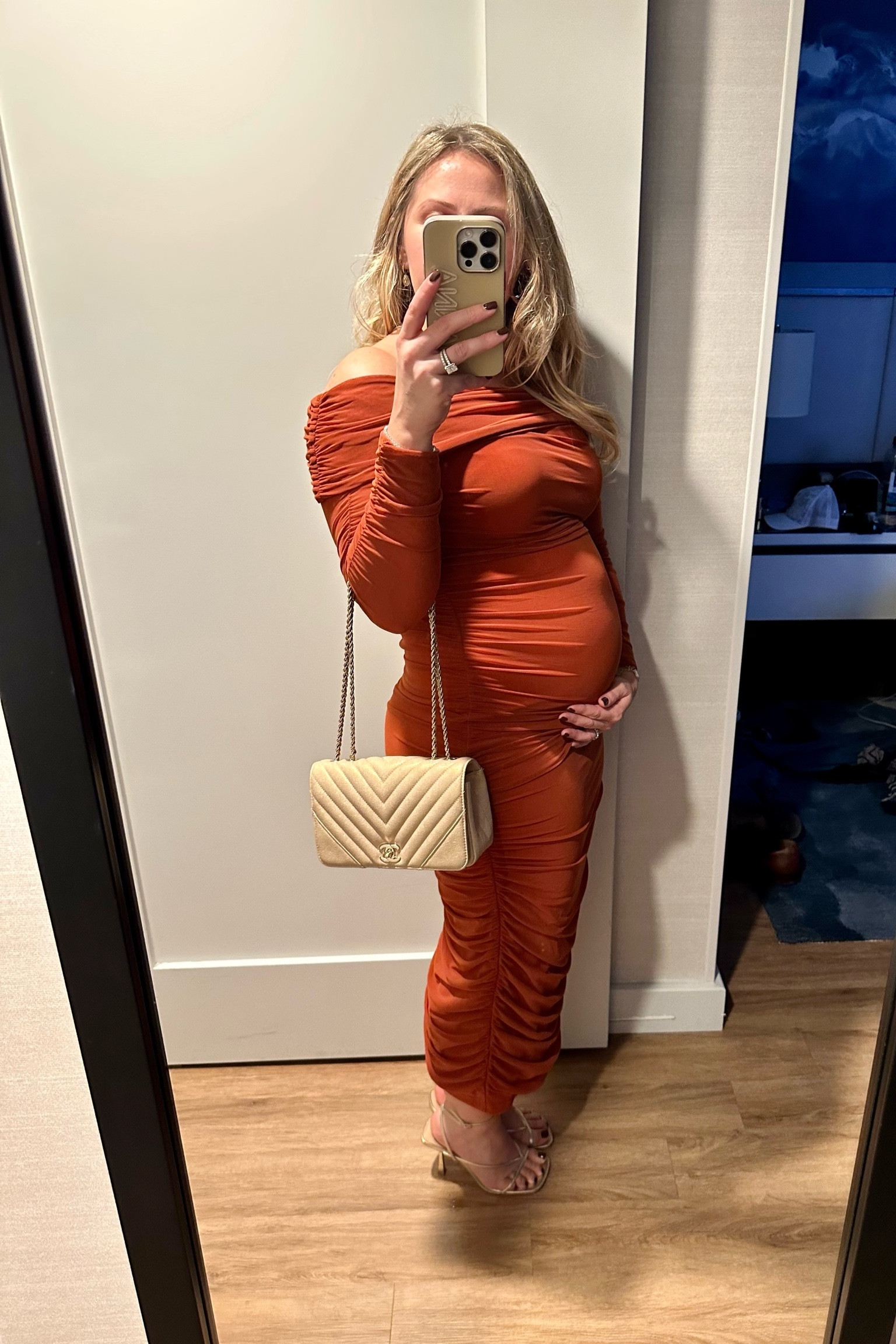 Wedding guest dress bump friendly (wore this in November. Wearing size small)

#LTKwedding #LTKfindsunder50 #LTKbump