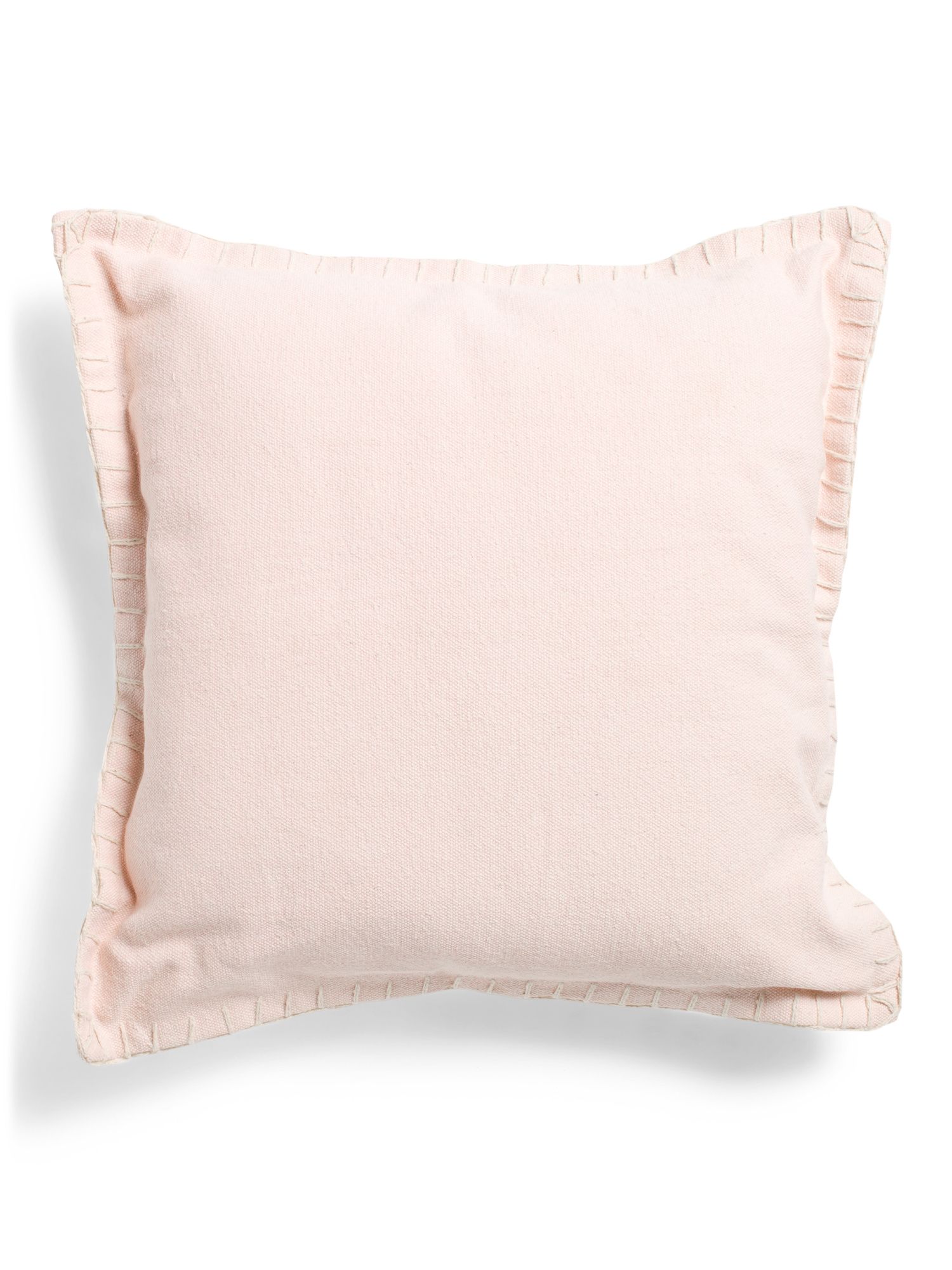 18x18 Stonewashed Whipstitch Edge Pillow | TJ Maxx